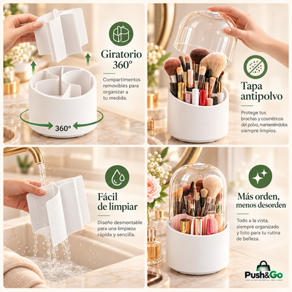Cubo de almacenamiento para brochas